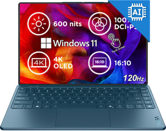Lenovo Yoga Slim 9 14ILL10 14" OLED UHD Touchscreen 120Hz (Ultra 7-258V/32GB/1TB SSD/W11 Home) Tidal Teal (International English Keyboard) view 2