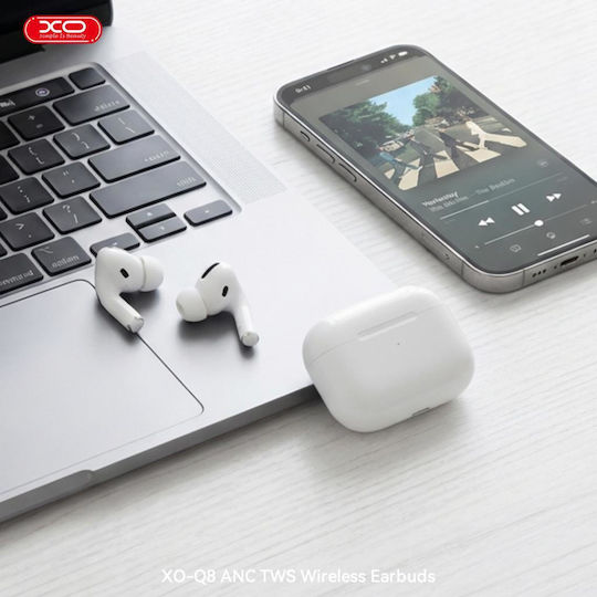 XO X8 In-ear Bluetooth Handsfree Earphones with Sweat Resistance and Charging Case White view 9