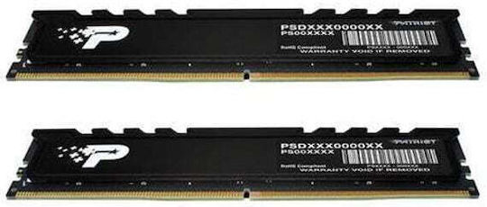 Patriot Signature Line Premium 32GB DDR5 RAM with 2 Modules (2x16GB) and 5600 Speed for Desktop (PSP532G5600KH1)