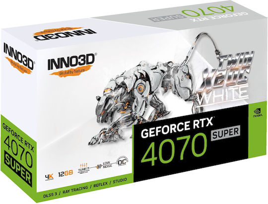 Inno 3D GeForce RTX 4070 Super 12GB GDDR6X Twin X2 OC White Graphics Card vista 3