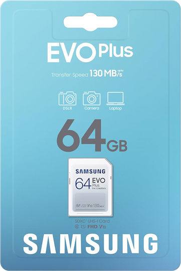 Samsung Evo Plus for Creators SDXC 64GB Class 10 U1 V10 UHS-I view 5