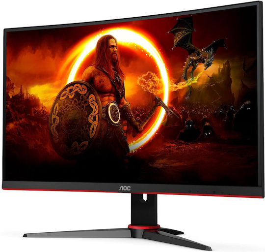 AOC C27G2E VA Curved Gaming Monitor 27" FHD 1920x1080 165Hz with Response Time 4ms GTG vue 3