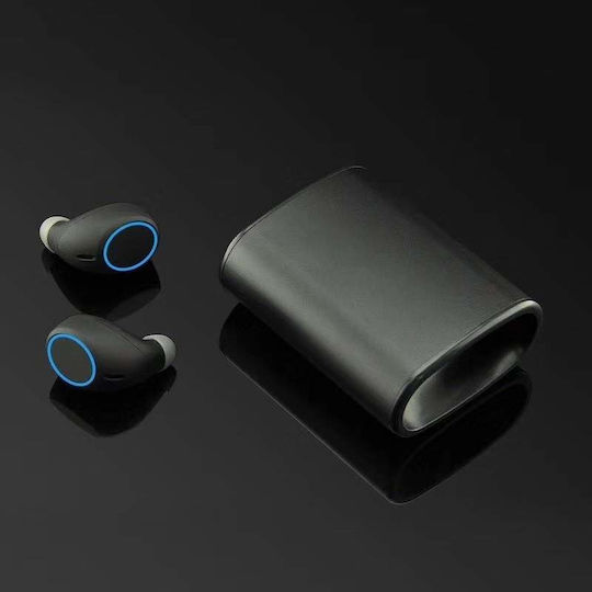 CA18 In-ear Bluetooth Handsfree Earphones with Charging Case Black view 4