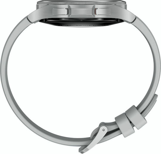 Samsung Galaxy Watch4 Classic 4G Stainless Steel 46mm Waterproof with eSIM and Heart Rate Monitor (Silver) view 5