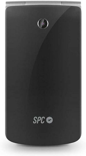SPC Opal Dual SIM Mobile with Buttons Black view 2