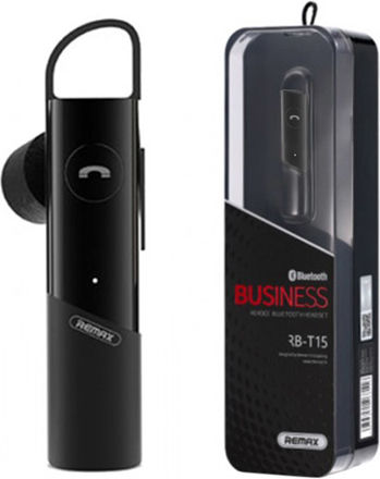 Remax RB-T15 Earbud Bluetooth Handsfree Earphone Black view 3
