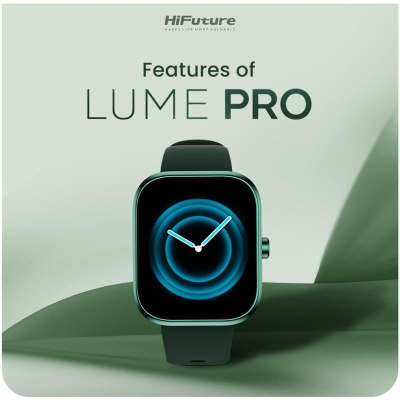 HiFuture Lume Pro Aluminium 46mm Smartwatch with Heart Rate Monitor (Pink) view 3