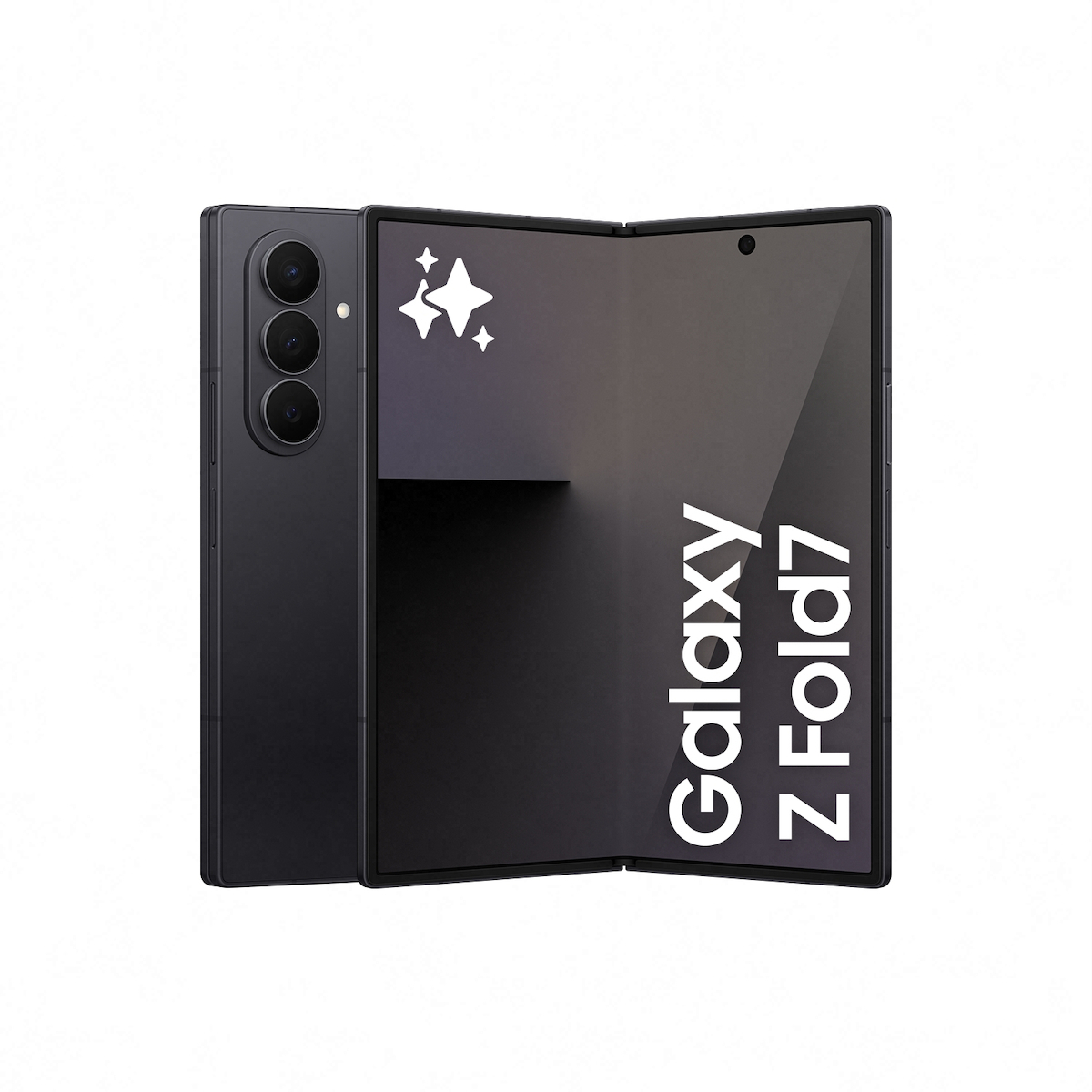 Samsung Galaxy Z Fold7 5G (12GB/512GB) Jet Black view 1