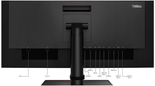 Lenovo ThinkVision P34w-20 Ultrawide IPS Curved Monitor 34.14" QHD 3440x1440 view 5