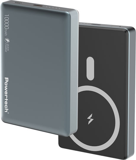 Powertech PT-1377 MagSafe Power Bank 10000mAh 20W Gray