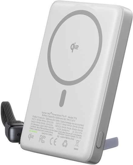 Iniu Power Bank 10000mAh with USB-C Port Silver view 2