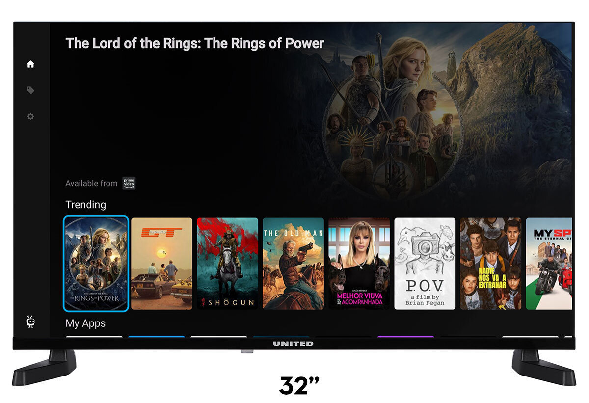 United Smart Television 32" HD Ready LED UN32344T HDR (2024)