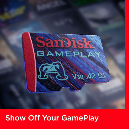 Sandisk Gameplay SDXC 1TB U3 V30 A2 UHS-I Memory Card with Adapter view 2