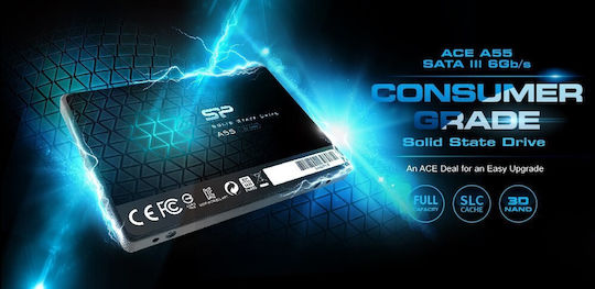 Silicon Power Ace A55 SSD 256GB Type 2.5'' with SATA III Connection SP256GBSS3A55S25 view 4
