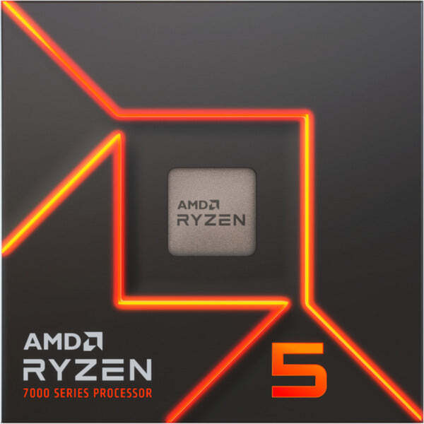 AMD Ryzen 5 7400 4.3GHz Processor 6 Core for Socket AM5 in Box with Heatsink view 3