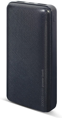 Lamtech LAM112112 Power Bank 20000mAh with 2 USB-A Ports Black