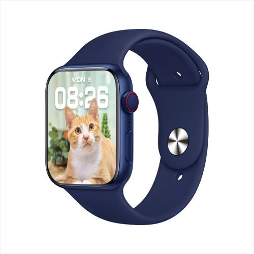 Ws88 1.96 Inch Color Screen Smart Watch Support Heart Rate Monitoring Blood Pressure Monitoring Blue view 1