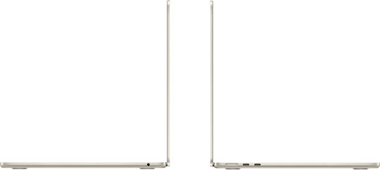 Apple MacBook Air 13.6" (2022) QHD+ (M2-8‑core/8GB/256GB SSD) Starlight (International English Keyboard) vue 3