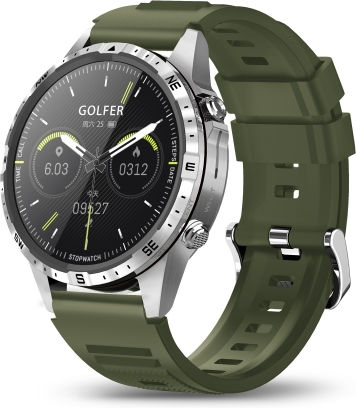 Hamtod Gt45 1.6 Inch Waterproof Smart Watch Support Bluetooth Call Heart Rate Blood Oxygen Monitoring Nfc Silver