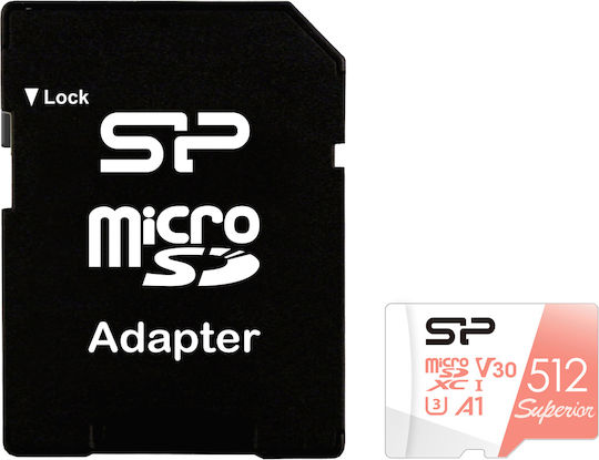 Silicon Power Superior SDXC 512GB U3 V30 UHS-I 80MB/s With Adapter vista 2