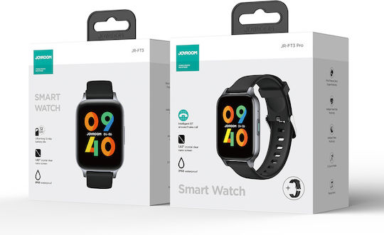 Joyroom JR-FT3 Smartwatch with Heart Rate Monitor (Dark Gray) view 2