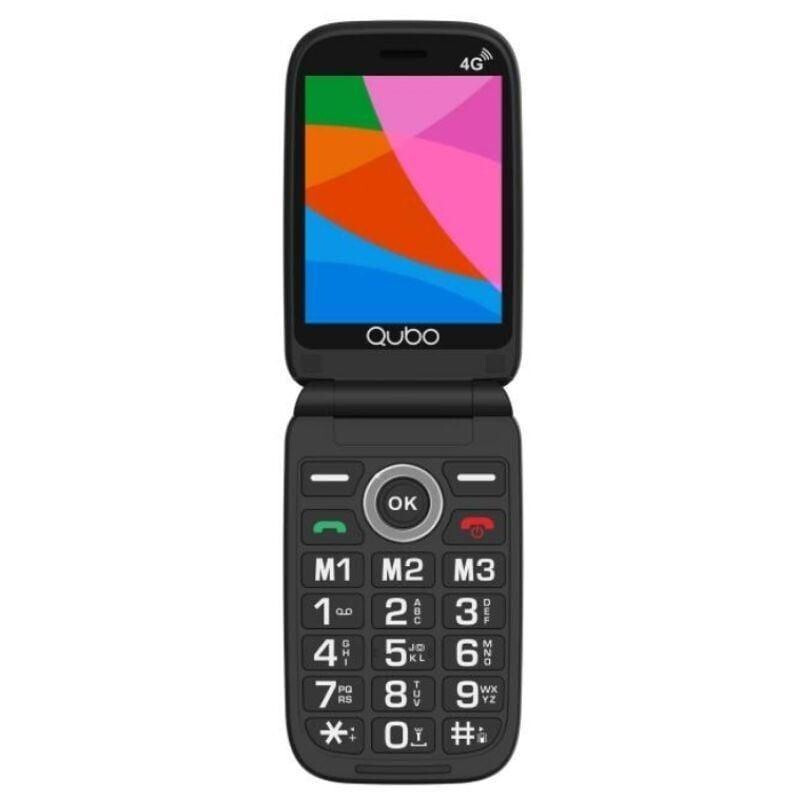 Qubo XD-340CB Dual SIM Mobile Phone with Large Buttons Black