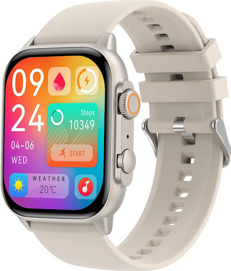 Smartwatch Idealstore Tessla 11 Pro Amoled Display Bluetooth Call Speaker Microphone Sleep Sport Monitor Nfc Ai Voice Health Monitoring Stock Market Apps Weather Forecast Facebook Whatsapp Instagram Notifications Gray Color view 1