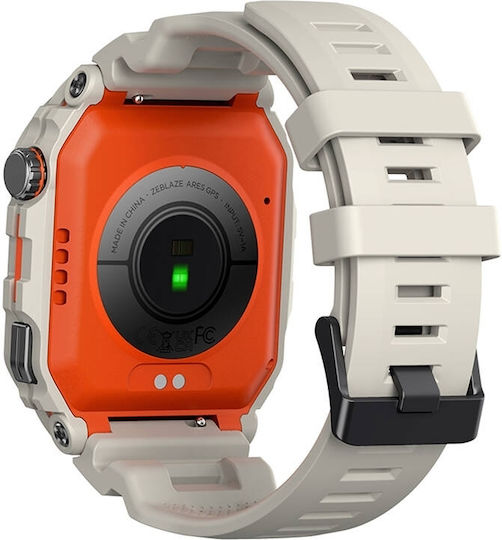 Zeblaze Ares GPS 47mm Smartwatch with Heart Rate Monitor (White) view 4