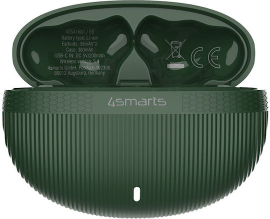 4Smarts SkyBuds Pro ANC Bluetooth Handsfree Earphones with Charging Case Green view 7