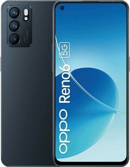 Oppo Reno6 5G Dual SIM (8GB/128GB) Stellar Black view 1