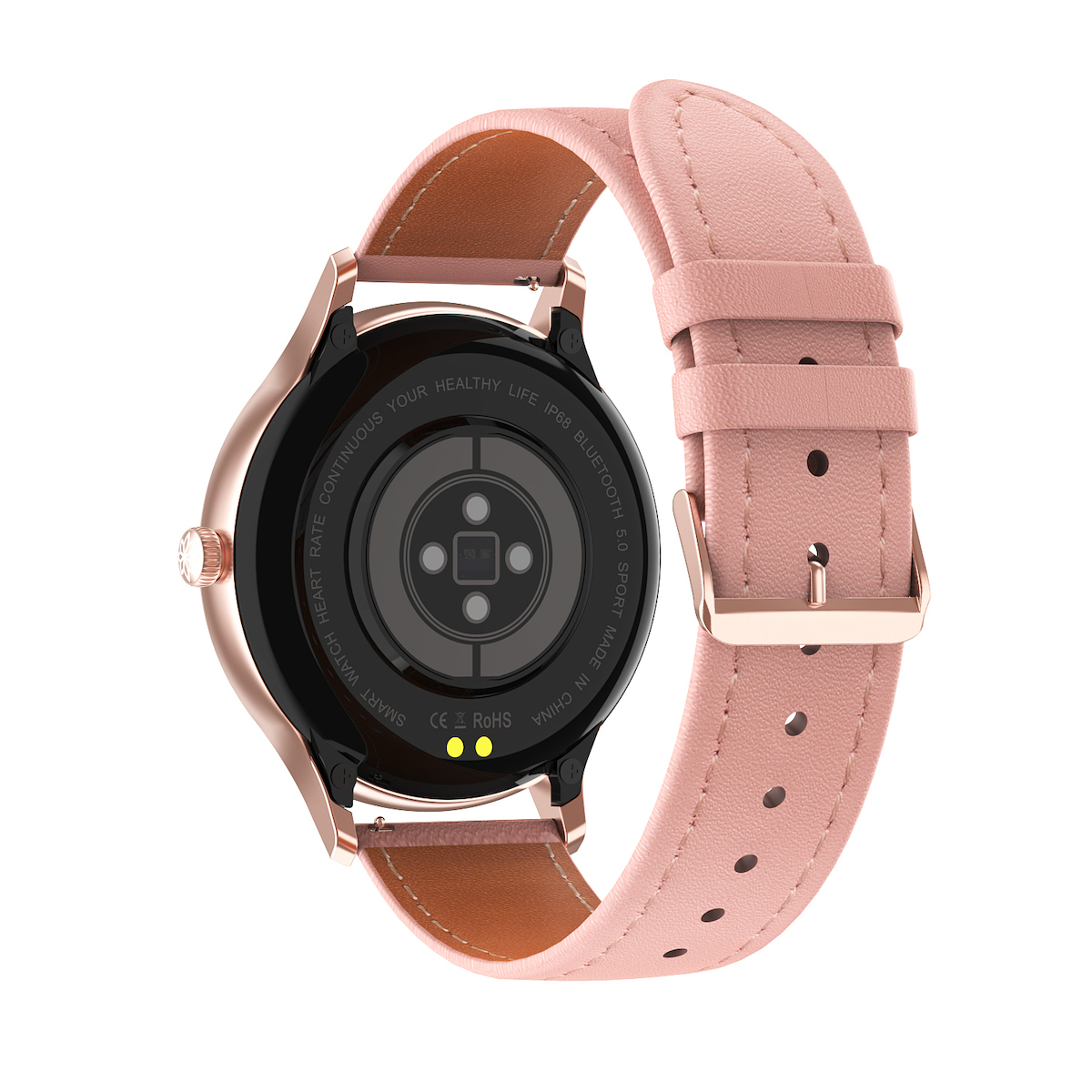 DoFitTop Aluminium Smartwatch with Heart Rate Monitor (Pink - Small) view 5