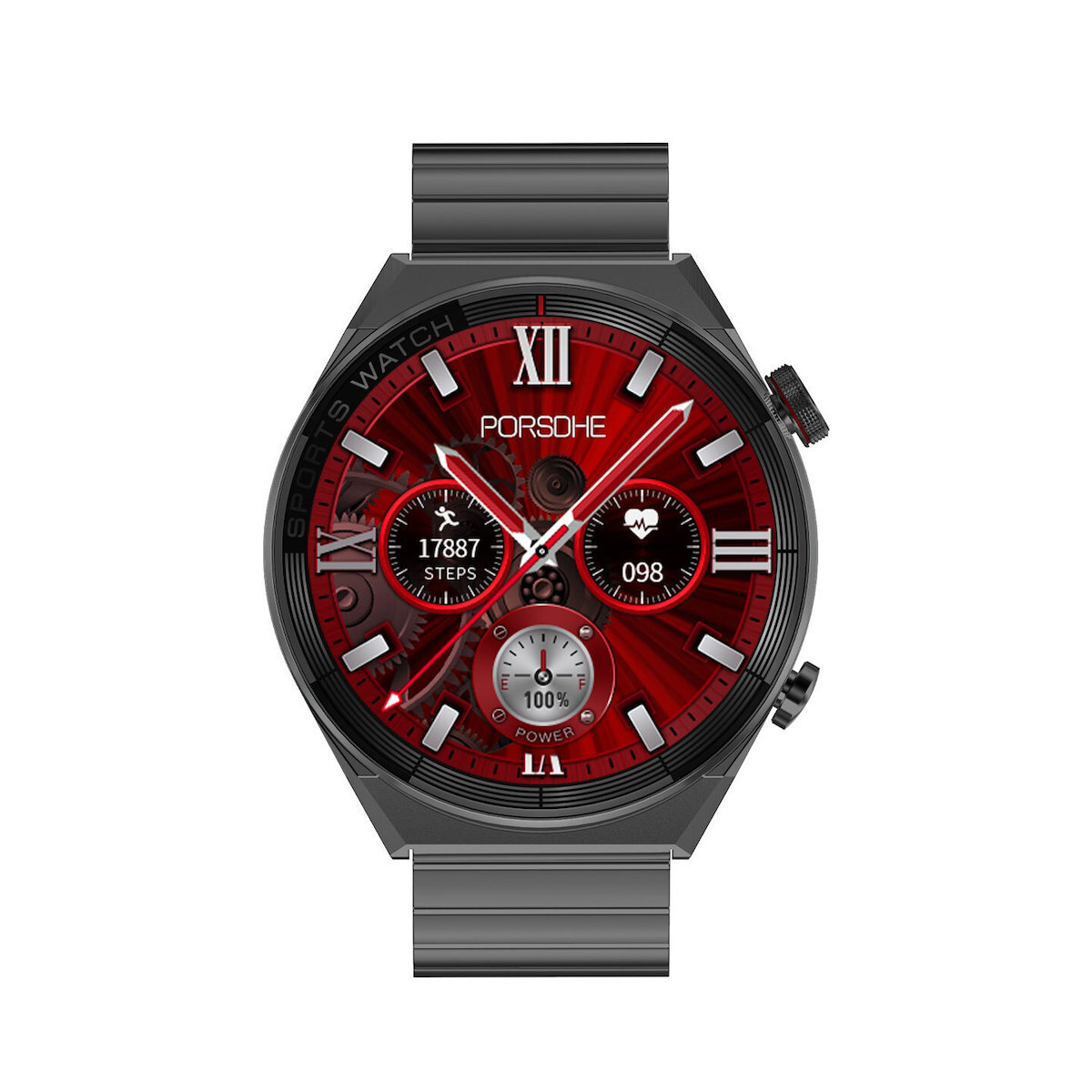 MateWatch Aluminium with Heart Rate Monitor (Black) view 4