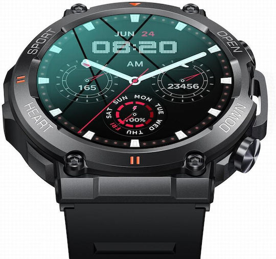 Gravity GT7-1 Pro 47mm Smartwatch with Heart Rate Monitor (Multicolour) vue 9