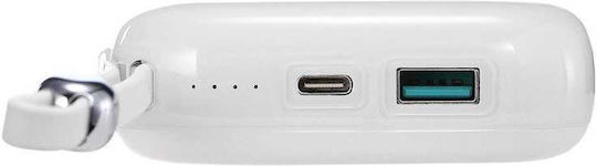 Joyroom Jelly Series JR-L003 Power Bank 10000mAh 22.5W with USB-A Port and USB-C Port White view 5