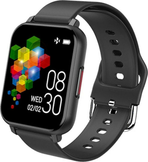 T82 Smartwatch with Heart Rate Monitor (Black)