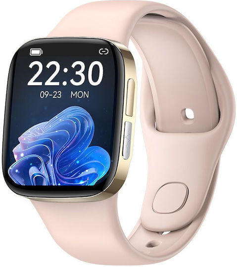 Vichema Tech Smartwatch 1.72 Inch Ips Hd+ Full Touch Screen Intelligent Bluetooth Nfc Payments Ip67 Remote Photography Voice Assistant Ecg Test 24/7 Health Monitoring 100+ Sports Modes App Notifications Calls Sms Pink view 7