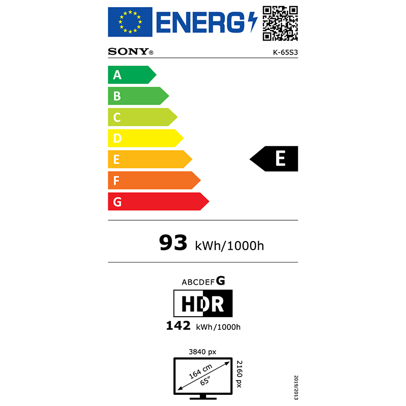 Sony Smart Television 65" 4K UHD LED BRAVIA 3 HDR (2025) view 4
