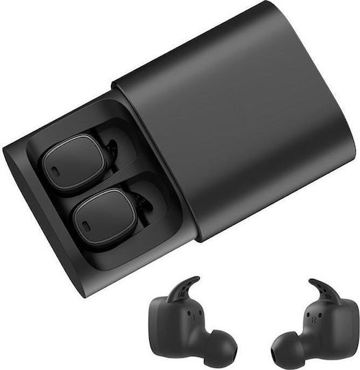 QCY T1 PRO In-ear Bluetooth Handsfree Earphones with Sweat Resistance and Charging Case Black