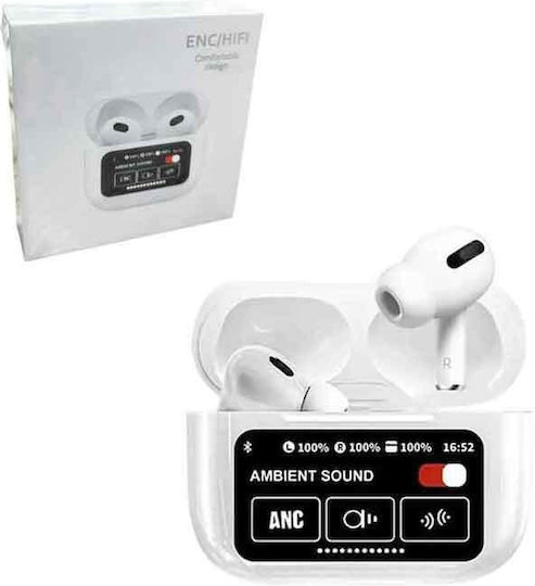 TF208812 In-ear Bluetooth Handsfree Earphones with White Charging Case