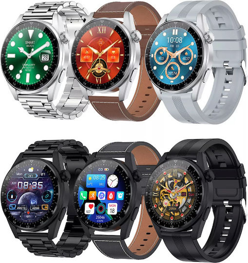 AGBarr Battery Watch with Leather Strap view 3