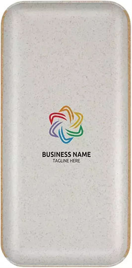 Natural Power Bank 10000mAh Beige view 2