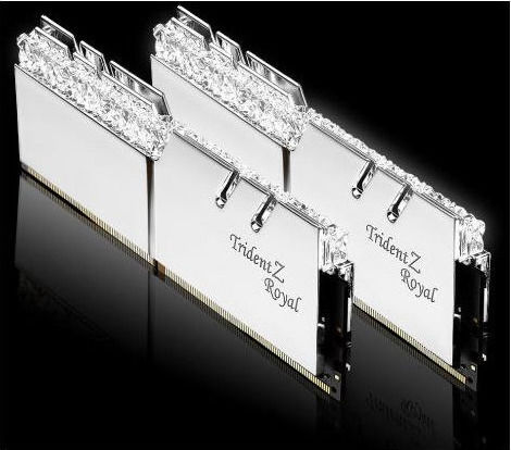 G.Skill Trident Z Royal DDR4 32GB RAM with 2x16GB Modules and Speed 3200 for Desktop F4-3200C16D-32GTRS vue 4