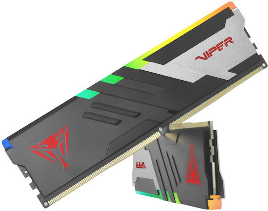 Patriot Viper Venom RGB 32GB DDR5 RAM with 2 Modules (2x16GB) and 5600 Speed for Desktop (PVVR532G560C36K) view 2