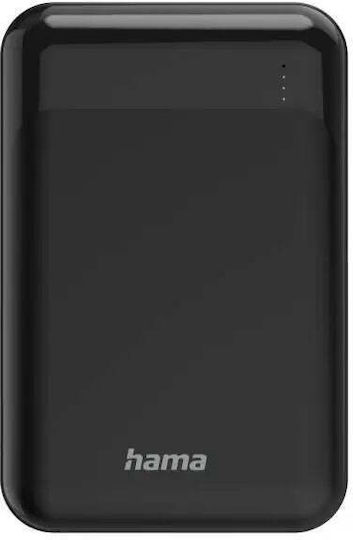 HAMA Eco Power 10 10000mAh with 2 USB-A Ports and USB-C Port Black view 3
