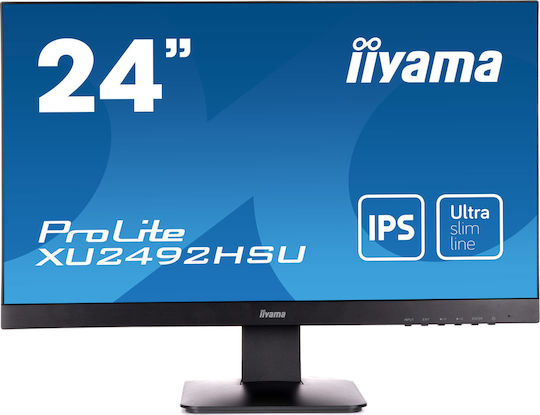 Iiyama ProLite XU2492HSU-B1 IPS Monitor 23.8" FHD 1920x1080 with Response Time 5ms GTG