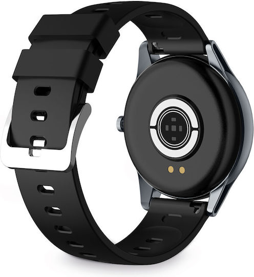 Ksix Globe Aluminium 44mm Smartwatch with Heart Rate Monitor (Gray) view 3