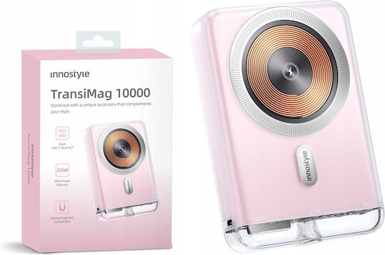 Innostyle MagSafe Power Bank 10000mAh Pink view 8