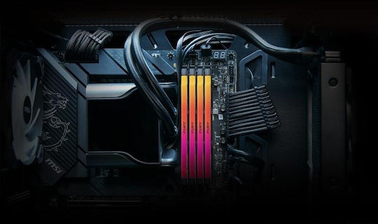 Kingston Fury Renegade RGB 32GB DDR5 RAM with 2 Modules (2x16GB) and 7200 Speed for Desktop (KF572C38RSAK2-32) vue 7