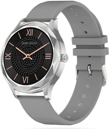 Pacific 27-1 50mm Smartwatch with Heart Rate Monitor (Silver)