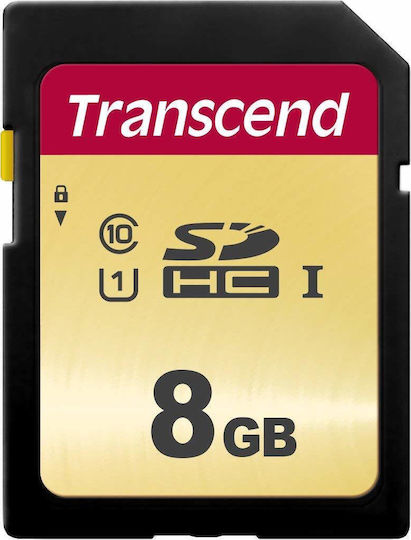 Transcend 500S SDHC 8GB Class 10 U1 UHS-I view 1